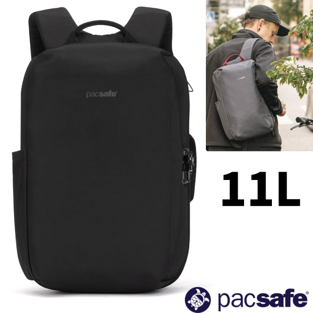 【澳洲 Pacsafe】Metrosafe X Anti-Theft 都市防盜13吋筆電後背包11L/30665100黑✿30E010